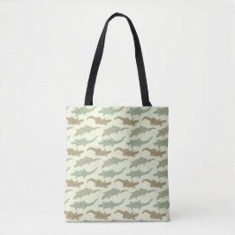 Coole Camouflage Alligatoren - nahtloses Muster. Tasche