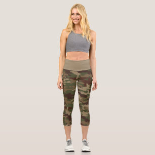 Coole Camouflage Capri Leggings