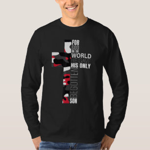 Coole Camouflage Christlich Men Vater Boys John 31 T-Shirt