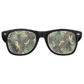 Coole Camouflage Partybrille (Vorderseite)