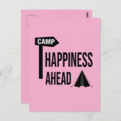 Coole Camping-Karte Postkarte (Vorne/Hinten)