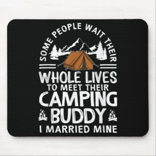Coole Camping-Kumpels-Geschenke für Männer Frauen Mousepad