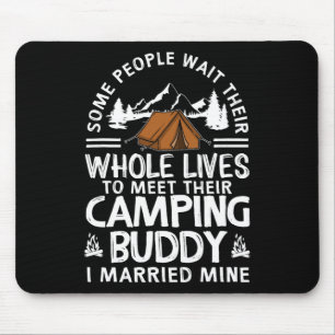 Coole Camping-Kumpels-Geschenke für Männer Frauen Mousepad
