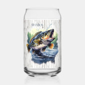 Coole Campingfreunde tragen ihren Namen Dosenglas (Vorderseite)