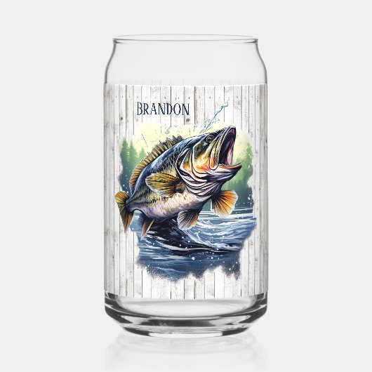 Coole Campingfreunde tragen ihren Namen Dosenglas (Vorderseite)