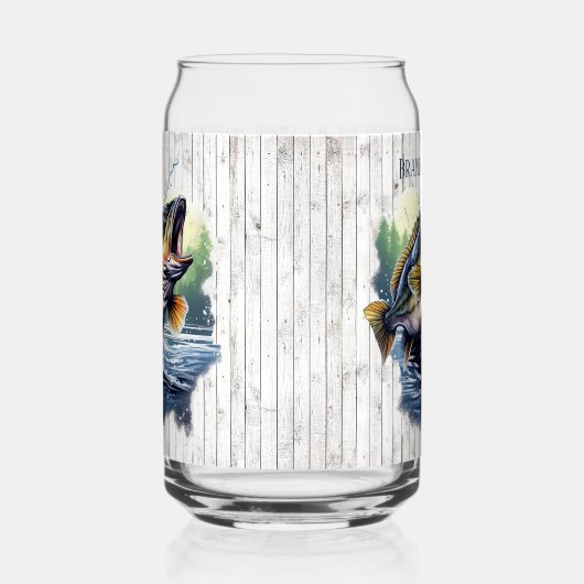 Coole Campingfreunde tragen ihren Namen Dosenglas (Links)