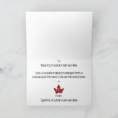 Coole Canada Card Canadian Flag Grußkarte Karte (Innenseite)