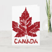 Coole Canada Card Canadian Flag Grußkarte Karte (Vorderseite)