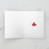 Coole Canada Card Canadian Flag Grußkarte Karte (Innenseite)