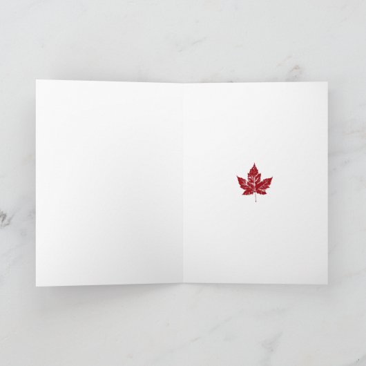 Coole Canada Card Canadian Flag Grußkarte Karte (Innenseite)