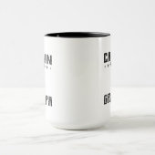 coole Captain-Grandpa-Wortart Tasse (Zentrum)
