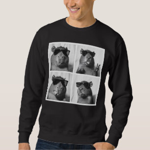 Coole Capybara-Fotobooth-Spaß-Fotograf Sweatshirt