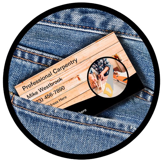 Coole Carpenter Business Cards Einzigartiges Desig Visitenkarte