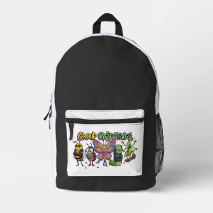 Coole Cartoon Bug Squad Graffiti - Gruppenziele Bedruckter Rucksack