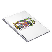 Coole Cartoon Bug Squad Graffiti - Gruppenziele Notizblock (Rechte Seite)