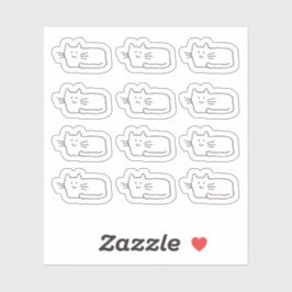 Coole Cartoon-Katzen individuell geschnittene Viny Aufkleber