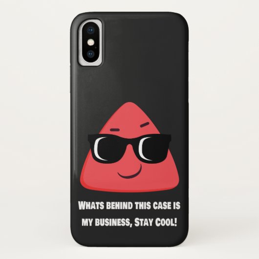 Coole Case-Mate Barely iPhone X bleibe Hülle (Rückseite)