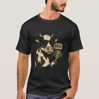 Coole Cash-Cuh Bruh Sonnenbrille Geld Lustiges Tie T-Shirt