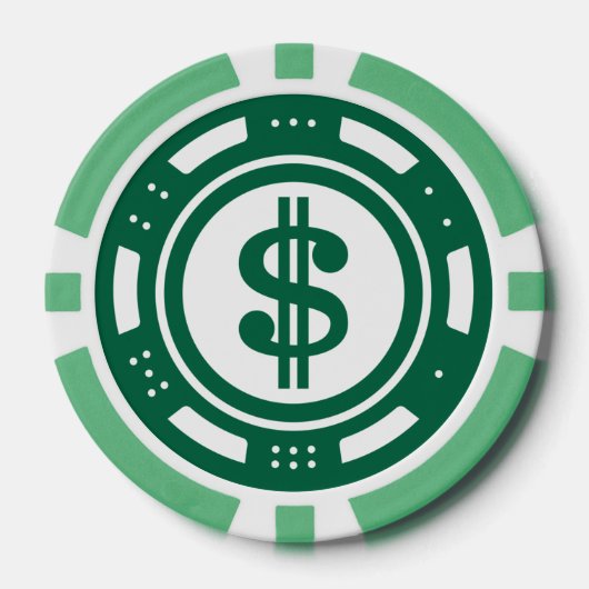 Coole Casino-Liebhaber fügen Text hinzu Pokerchips (Vorderseite)