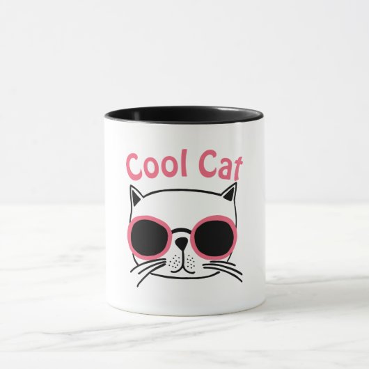 Coole Cat Combo-Tasse Tasse (Zentrum)