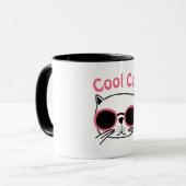 Coole Cat Combo-Tasse Tasse (Vorderseite Links)