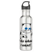 COOLE CAT EDELSTAHLFLASCHE (Vorderseite)