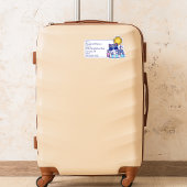 Coole Cat Luggage ID Aufkleber