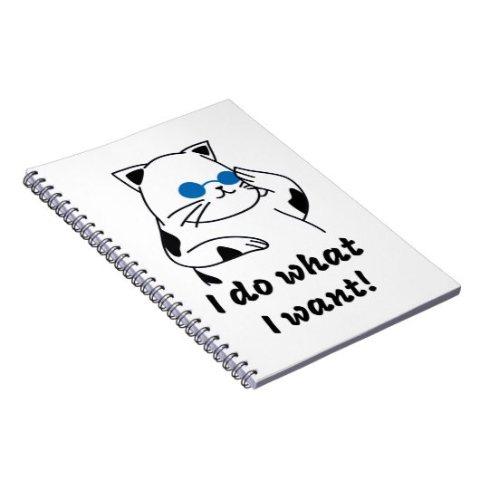 COOLE CAT NOTIZBLOCK (Rechte Seite)