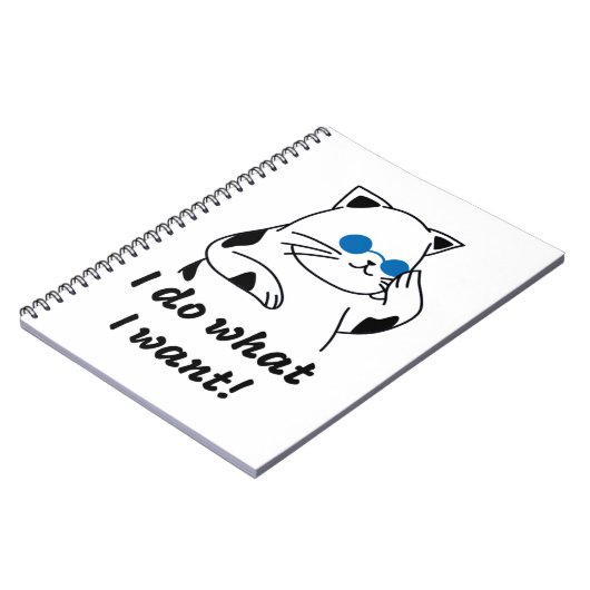 COOLE CAT NOTIZBLOCK (Linke Seite)