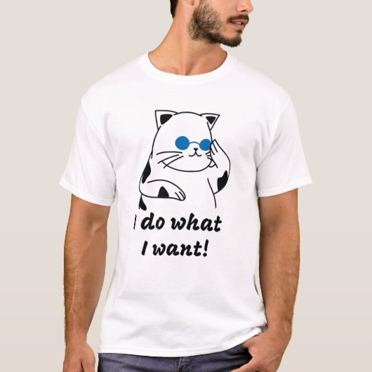COOLE CAT T-Shirt (Vorderseite)