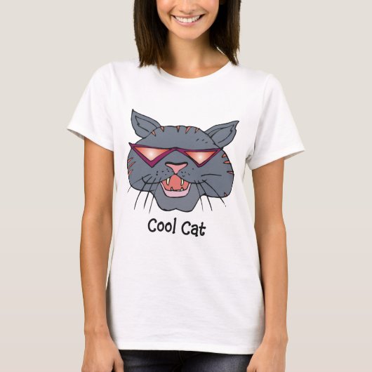 Coole Cat-T-Shirts T-Shirt (Vorderseite)