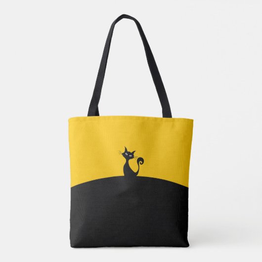 Coole Cat Tasche Schulterbuchtasche (Rückseite)