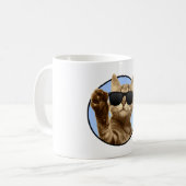 Coole Cat-Tasse Kaffeetasse (Vorderseite Links)
