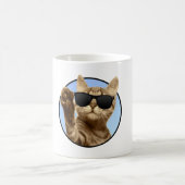Coole Cat-Tasse Kaffeetasse (Mittel)