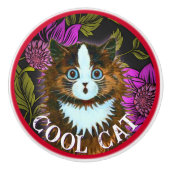 COOLE CAT-ÜBERRASCHUNG KERAMIKKNAUF (Vorderseite)