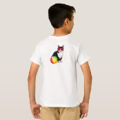 Coole Cat Vibes bei Sonnenuntergang T-Shirt (Schwarz voll)
