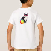 Coole Cat Vibes bei Sonnenuntergang T-Shirt (Rückseite)