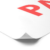 Coole Cat Wearing Brillen Quotes Poster (Ecke)