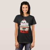 Coole Chicken Pot Pi Symbol Math für Lehrer Studen T-Shirt (Vorne ganz)
