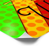 Coole Chicks | Hühnerart Poster (Ecke)