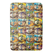 Coole Chicks in Sonnenbrille AI Art Badematte (Vorderseite Vertikal)