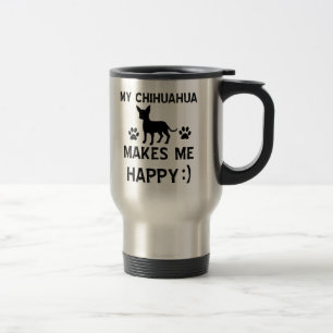 Coole Chihuahuahundezuchtentwürfe Reisebecher