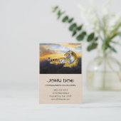 Coole chinesische flaumige visitenkarte (Stehend Vorderseite)