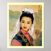 Coole chinesische junge Prinzessin Guo Jing Poster (Vorne)