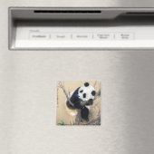 Coole chinesische niedliche Panda-Bärenkunst Magnet (In Situ (Geschirrspüler))