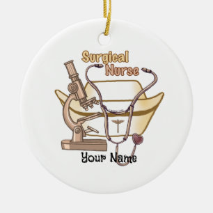 Coole chirurgische Krankenpflege Keramik Ornament