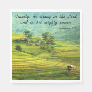 Coole christliche Bibel zitiert Inspirational Serviette