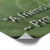 Coole Christliche Bibelzitate Inspiration-Redewend Poster (Ecke)