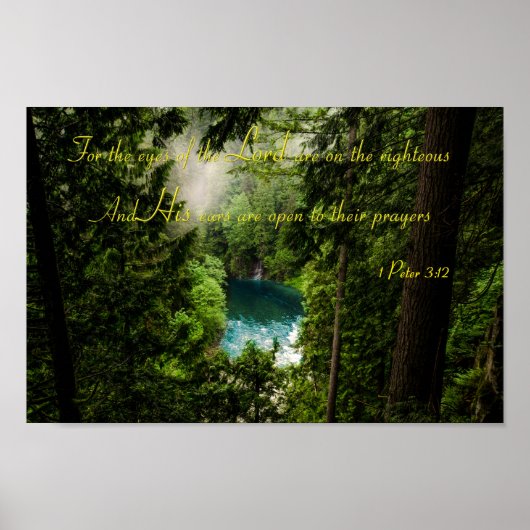 Coole Christliche Bibelzitate Inspiration-Redewend Poster (Vorne)