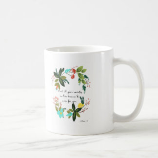 Coole christliche Kunst - 1 Peter-5:7 Kaffeetasse